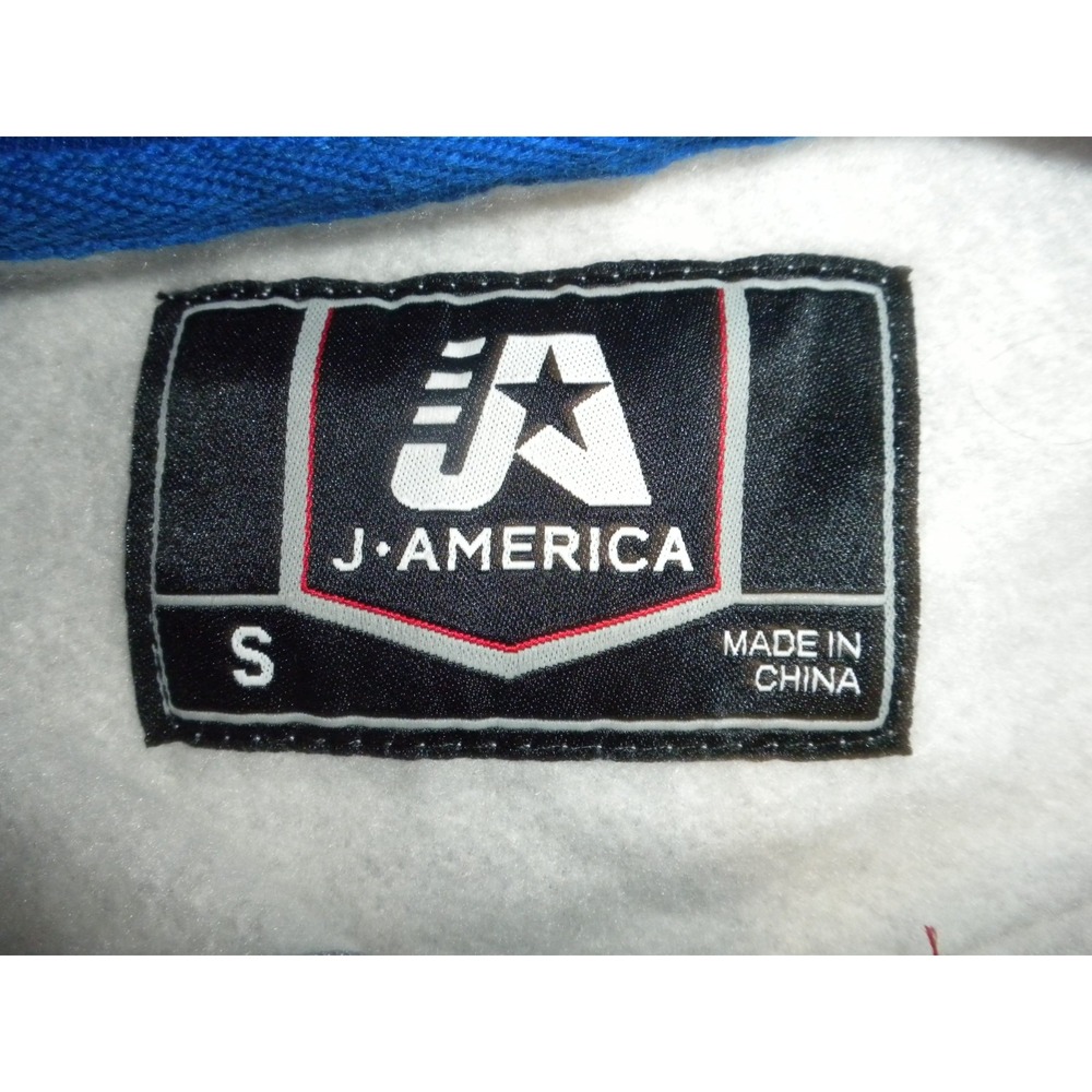 Kansas Jayhawks Hoodie Sweatshirt Mens S Gray Full Zip J America Rock Chalk - Picture 5 of 9